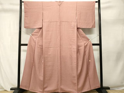 平和屋着物■本草木染作家　圓啓　江戸小紋　鮫小紋柄　正絹　逸品　CABL3973ev
