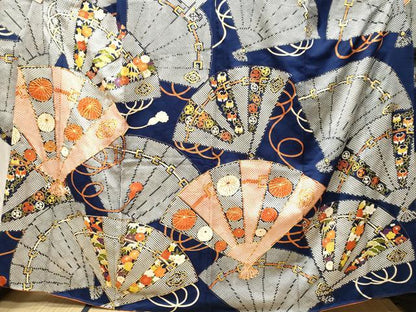 平和屋着物■豪華振袖　駒刺繍　檜扇松竹梅花文　金彩　正絹　逸品　CABL3975ev