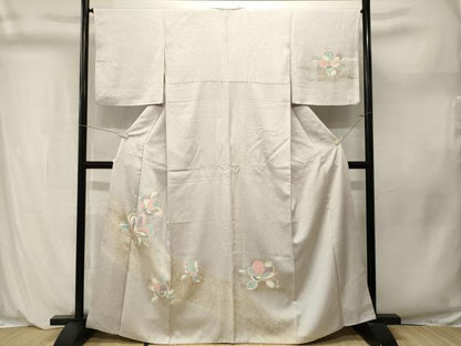 平和屋着物■訪問着　舞花文　金彩　正絹　逸品　CABL3984ev