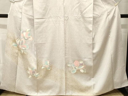 平和屋着物■訪問着　舞花文　金彩　正絹　逸品　CABL3984ev