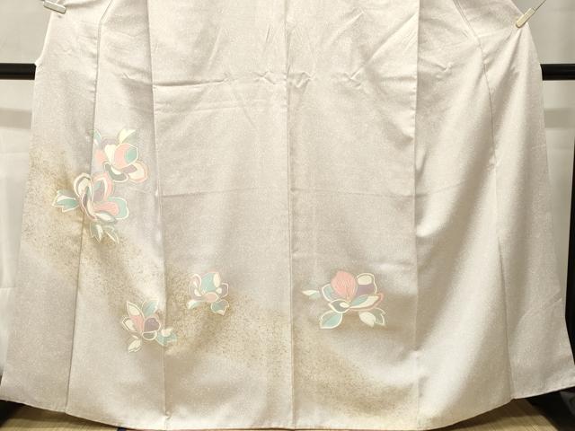 平和屋着物■訪問着　舞花文　金彩　正絹　逸品　CABL3984ev