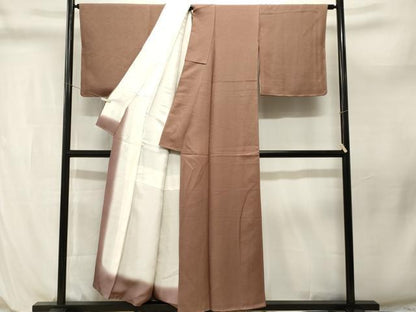 平和屋着物■上質な小紋　花唐草文　正絹　逸品　CABL3985ev