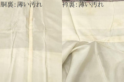 平和屋着物■上質な小紋　孔雀文　切嵌鳳凰更紗花文　正絹　逸品　CABL3996ev