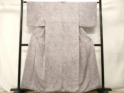平和屋着物■上質な小紋　孔雀文　切嵌鳳凰更紗花文　正絹　逸品　CABL3996ev