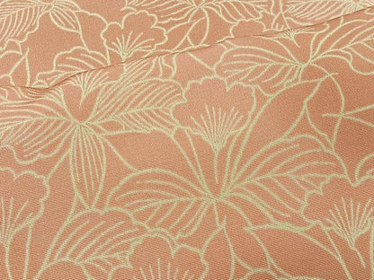 平和屋着物＃羽織　草花文　正絹　逸品　未使用　CABL4001ua