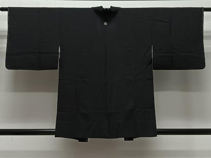 平和屋着物＃黒羽織　単衣　正絹　逸品　未使用　CABL4010ua