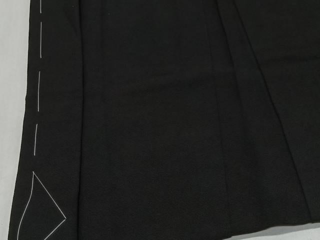平和屋着物＃黒羽織　単衣　正絹　逸品　未使用　CABL4010ua