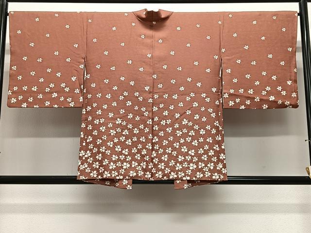 平和屋着物＃羽織　舞花文　正絹　逸品　CABL4023ua