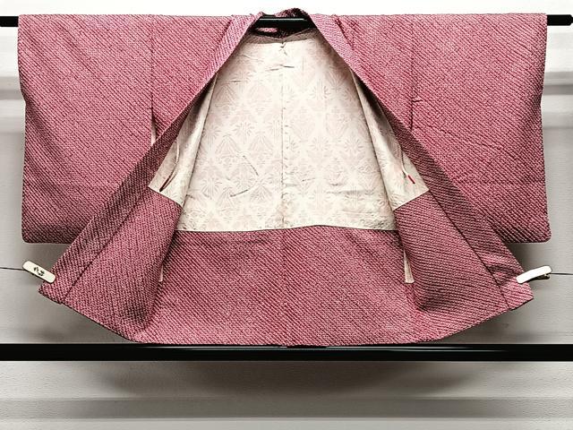 平和屋着物＃羽織　総絞り　正絹　逸品　CABL4030ua