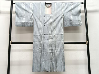 平和屋着物＃道行コート　雨コート　霞文　正絹　逸品　CABL4041ua