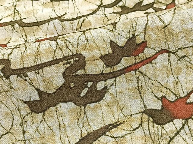 平和屋着物＃羽織　蔦の葉文　正絹　逸品　CABL4043ua
