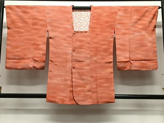 平和屋着物＃道行コート　霞文　暈し染め　正絹　逸品　CABL4046ua