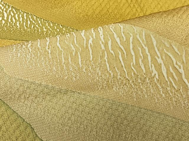 平和屋着物＃道行コート　斜線文　ロング丈　正絹　逸品　CABL4052ua