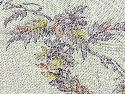 平和屋着物＃羽織　総絞り　蔦の葉文　正絹　逸品　CABL4058ua