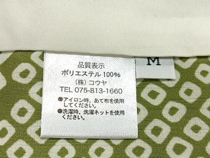 平和屋着物＃男性　長羽織　流水草花文　キングサイズ　洗える着物　未使用　CABL4068ua