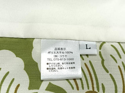 平和屋着物＃男性　長羽織　流水草花文　キングサイズ　洗える着物　未使用　CABL4071ua
