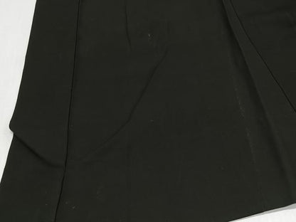 平和屋着物＃男性　長羽織　単衣　黒紋付　正絹　逸品　CABL4072ua