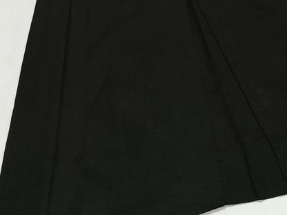 平和屋着物＃男性　長羽織　黒地　正絹　逸品　CABL4073ua