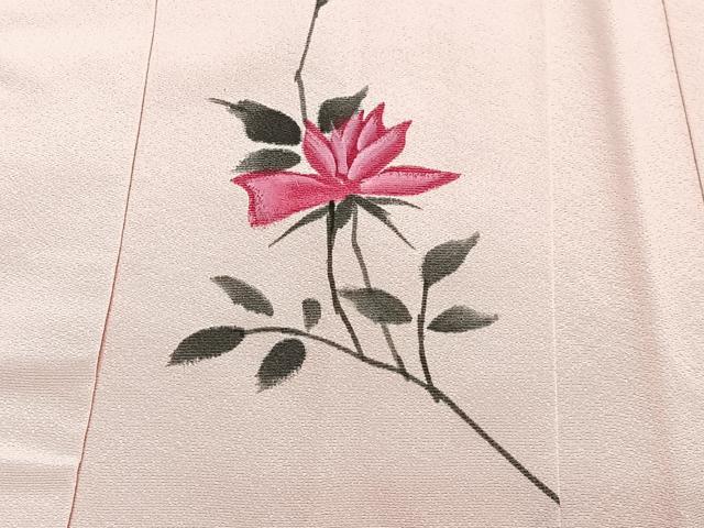 平和屋着物＃羽織　手描き　孔雀枝花文　金彩　正絹　逸品　未使用　CABL4077ua
