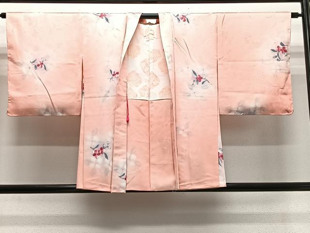 平和屋着物＃羽織　地紋起こし　草花文　暈し染め　正絹　逸品　未使用　CABL4086ua