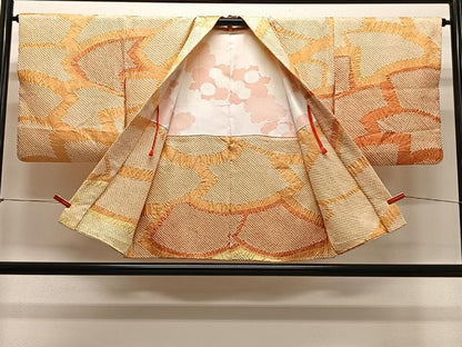 平和屋着物＃羽織　総絞り　地紙文　正絹　逸品　CABL4087ua