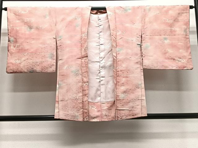 平和屋着物＃羽織　抽象文様　暈し染め　正絹　逸品　CABL4089ua
