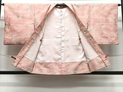 平和屋着物＃羽織　抽象文様　暈し染め　正絹　逸品　CABL4089ua