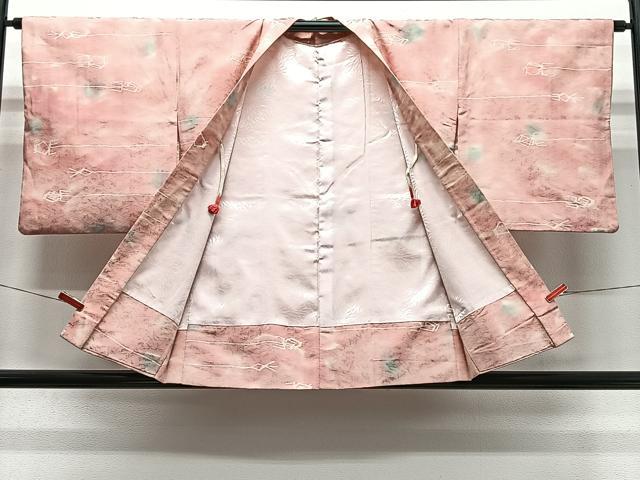 平和屋着物＃羽織　抽象文様　暈し染め　正絹　逸品　CABL4089ua