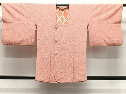 平和屋着物＃道行コート　花尽くし　正絹　逸品　CABL4092ua