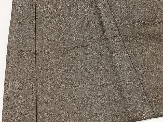 平和屋着物＃長羽織　お召地　霞文　正絹　逸品　未使用　CABL4093ua