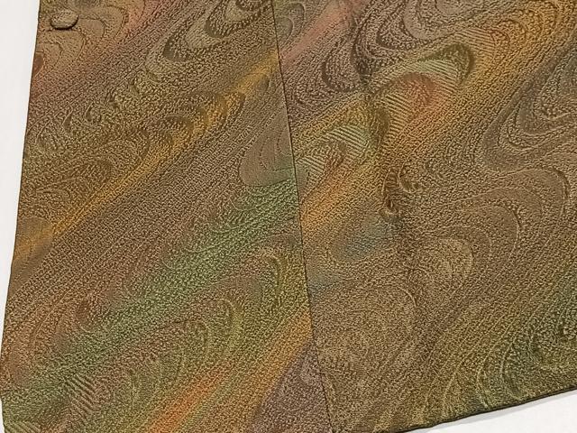 平和屋着物＃道行コート　松山康兵　流水地紋　証紙付き　正絹　逸品　未使用　CABL4107ua