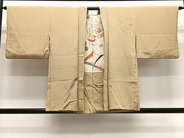 平和屋着物＃羽織　寿光織　蔦の葉文　金銀糸　正絹　逸品　CABL4110ua