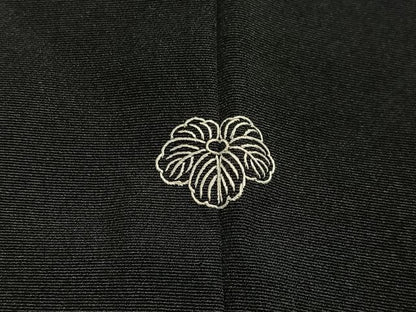 平和屋着物＃羽織　総刺繍　流水草花文　暈し染め　金糸　正絹　逸品　CABL4134ua