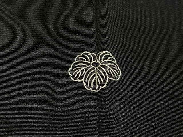 平和屋着物＃羽織　総刺繍　流水草花文　暈し染め　金糸　正絹　逸品　CABL4134ua