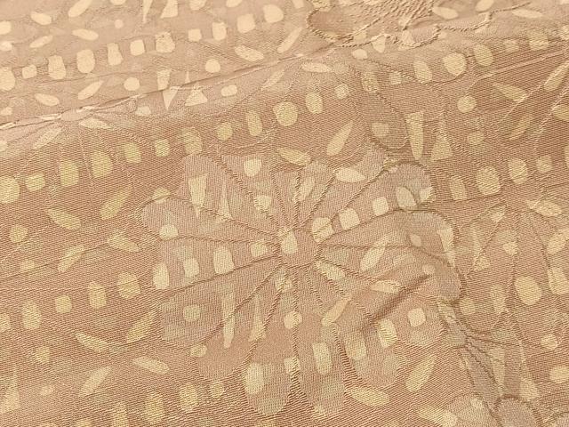 平和屋着物＃道行コート　幾何学文　正絹　逸品　CABL4212ua