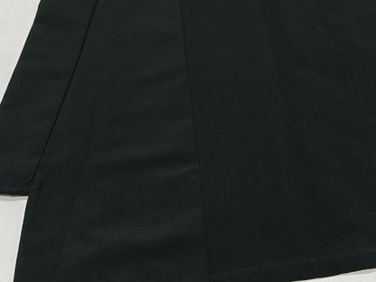平和屋着物＃男性　道中着　黒紋付　単衣　洗える着物　CABL4228ua
