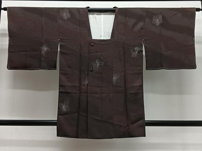 平和屋着物＃道行コート　舞花文　金彩　正絹　逸品　未使用　CABL4263ua