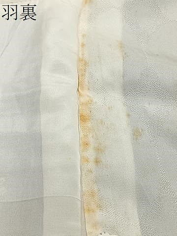 平和屋着物＃道行コート　絞り　流水枝花文　黒地　正絹　逸品　CABL4265ua