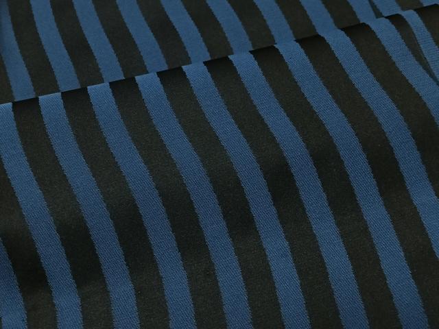 平和屋着物＃道行コート　雨コート　縞　正絹　逸品　CABL4271ua