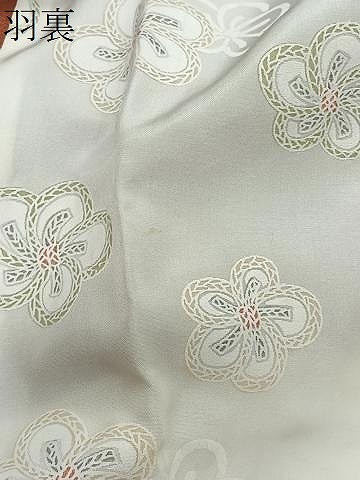 平和屋着物＃道行コート　絞り　亀甲地紋　正絹　逸品　CABL4282ua