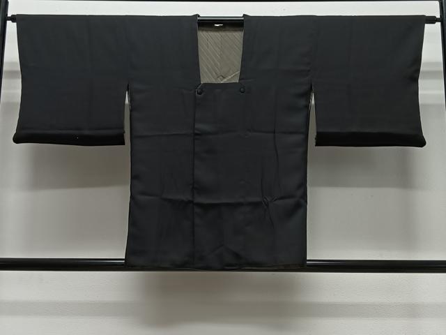 平和屋着物＃道行コート　リバーシブル　斜線文　正絹　逸品　CABL4288ua