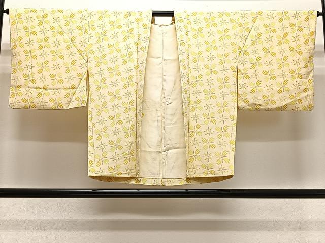 平和屋着物＃羽織　花尽くし　正絹　逸品　CABL4292ua