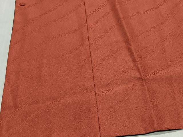 平和屋着物＃道行コート　リバーシブル　唐草地紋　正絹　逸品　CABL4303ua