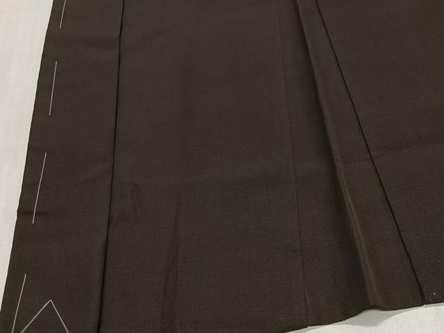 平和屋着物＃男性　長羽織　赤墨色　正絹　逸品　未使用　CABL4304ua