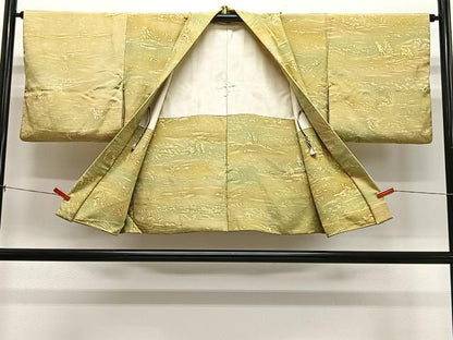 平和屋着物＃羽織　風景文　暈し染め　正絹　逸品　CABL4312ua