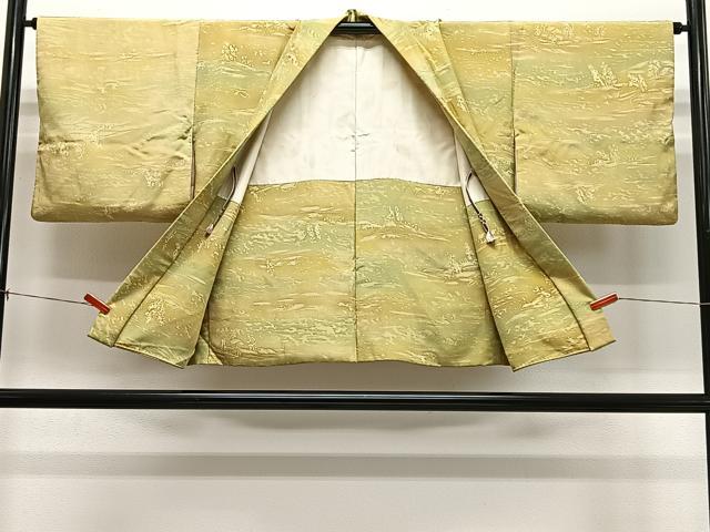 平和屋着物＃羽織　風景文　暈し染め　正絹　逸品　CABL4312ua
