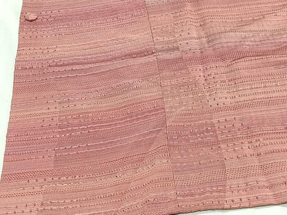平和屋着物＃道行コート　横段文　正絹　逸品　CABL4314ua