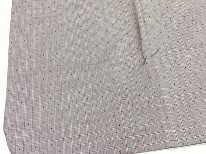 平和屋着物＃道行コート　本場大島紬　格子　正絹　逸品　未使用　CABL4317ua