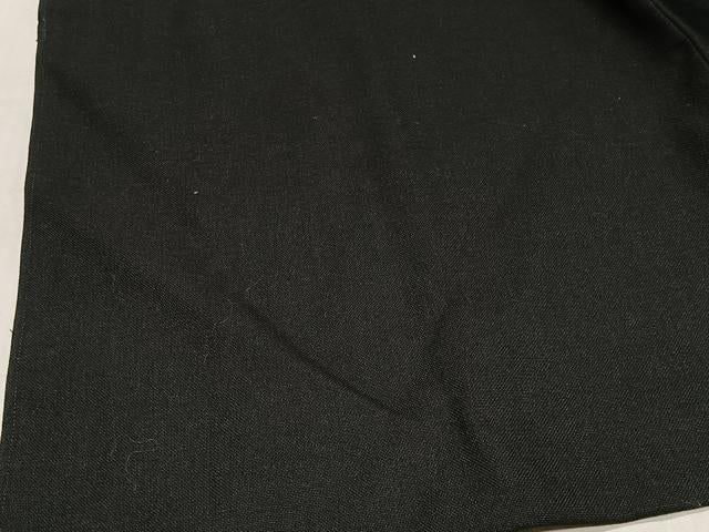 平和屋着物＃男性　角袖　黒地　正絹　逸品　CABL4318ua