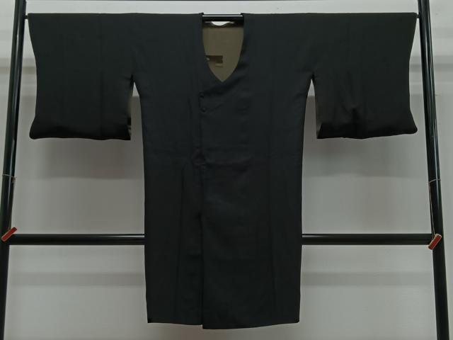 平和屋着物＃道行コート　リバーシブル　ビロード　エ霞文　正絹　逸品　CABL4329ua